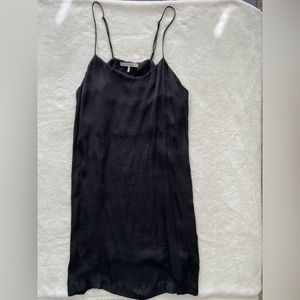 OAK + FORT Black Slip Mini Dress, S